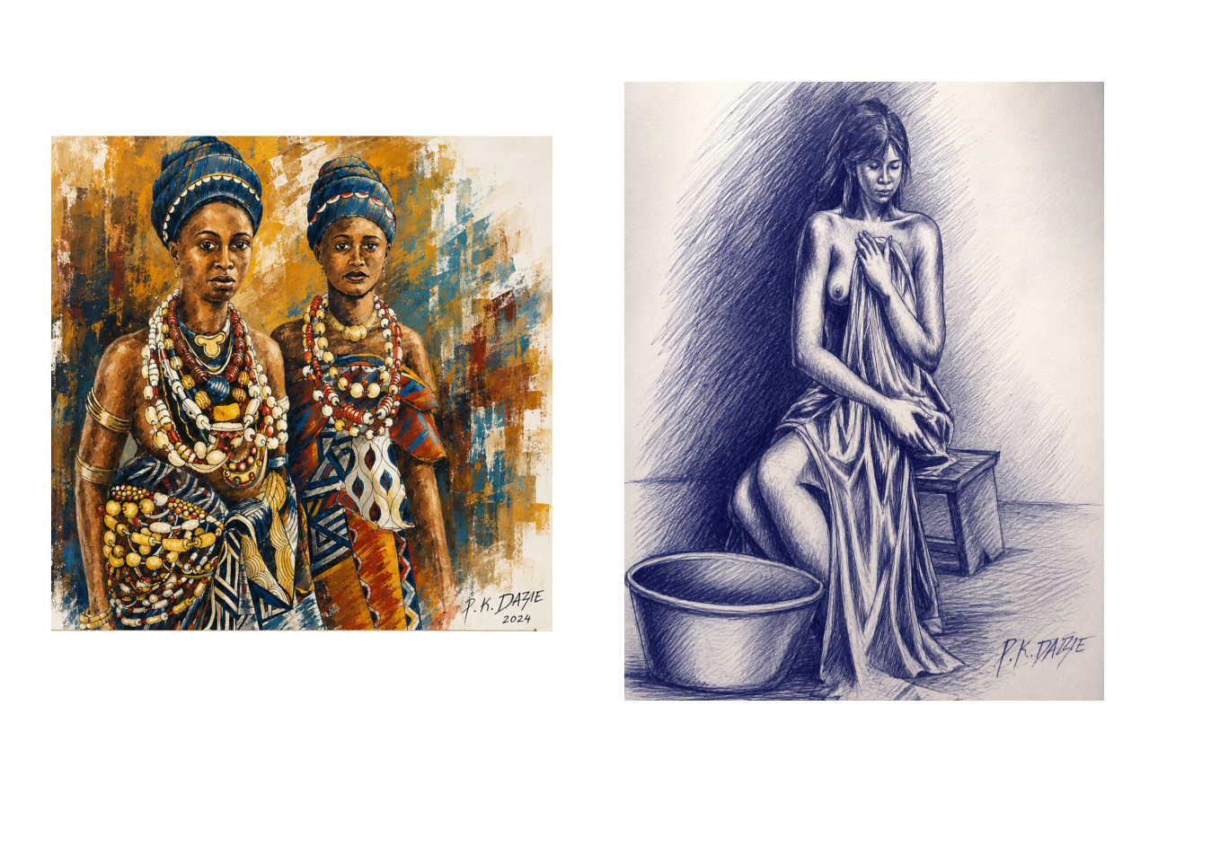 Painting and figure study
