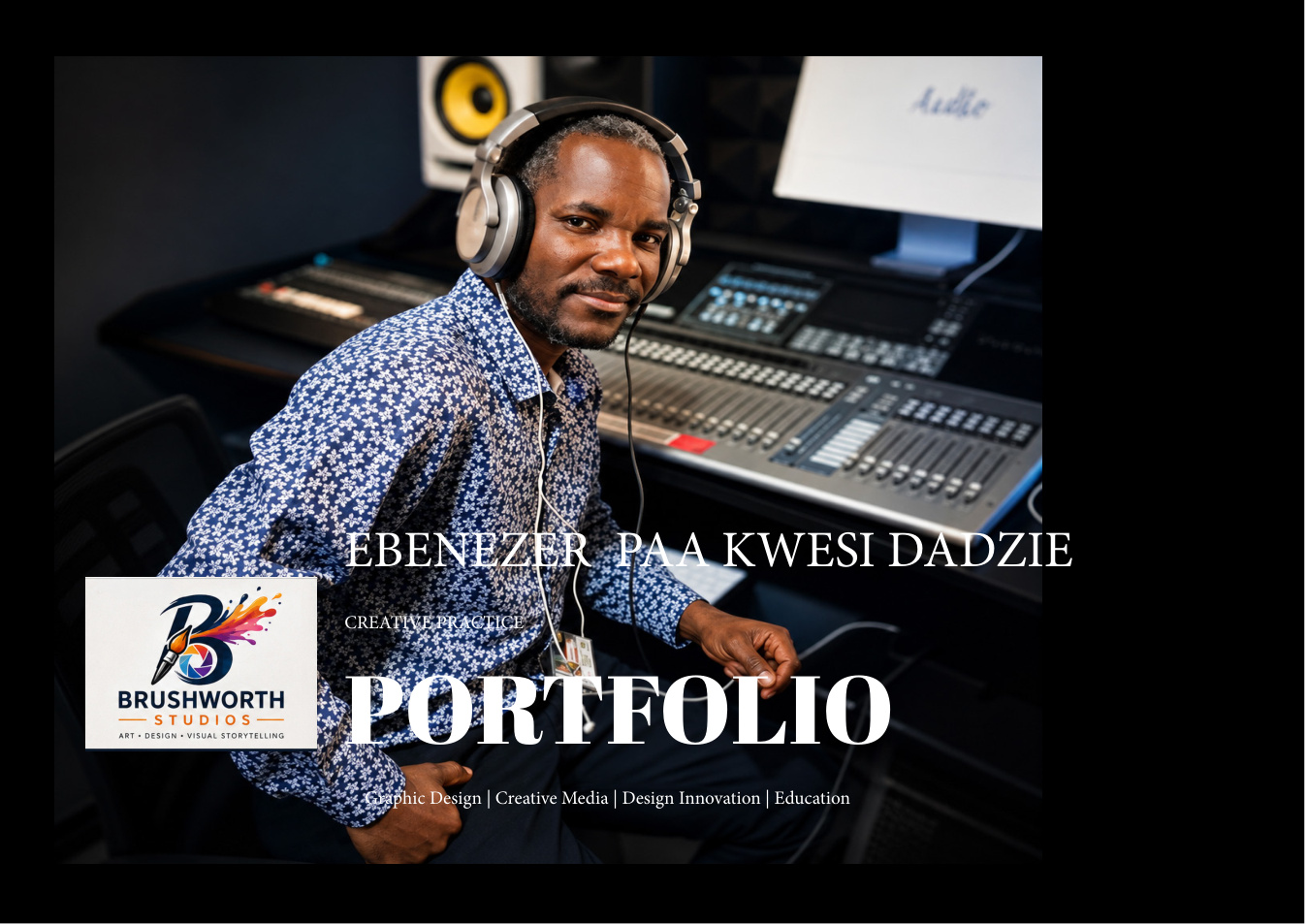 Ebenezer Paa Kwesi Dadzie at work